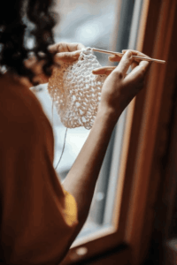 crocheting