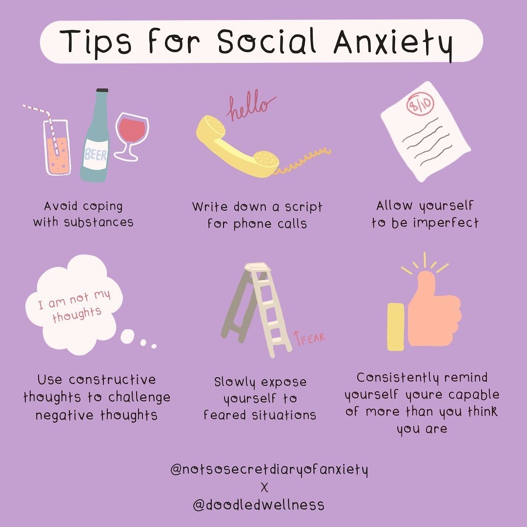 Tips for social anxiety