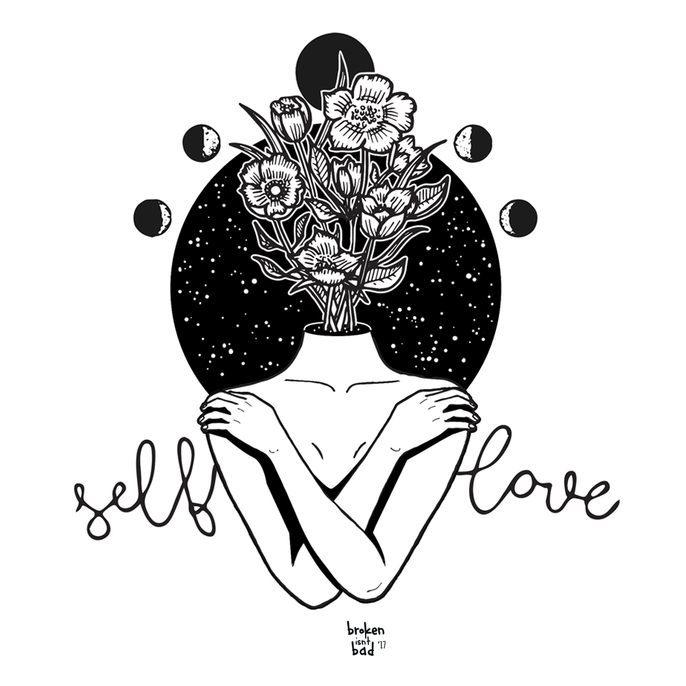 Self-love-hug