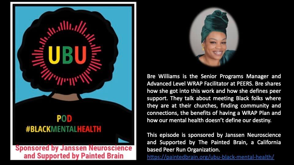 UBU Episode 4: interview with Bre Williams Senior Program Manager and WRAP facilitatorBlack-Mental-Health-Posting