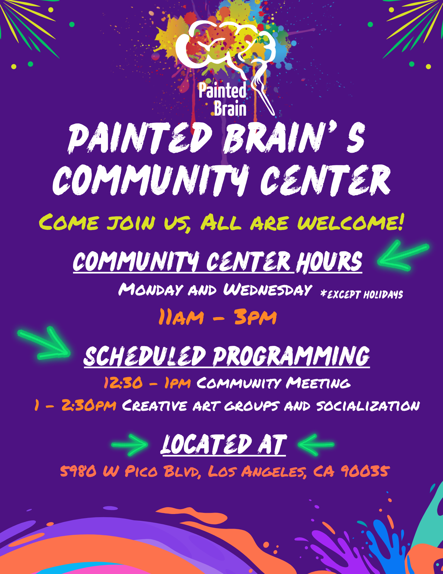 Painted-Brain-Community-Center-hours-and-location