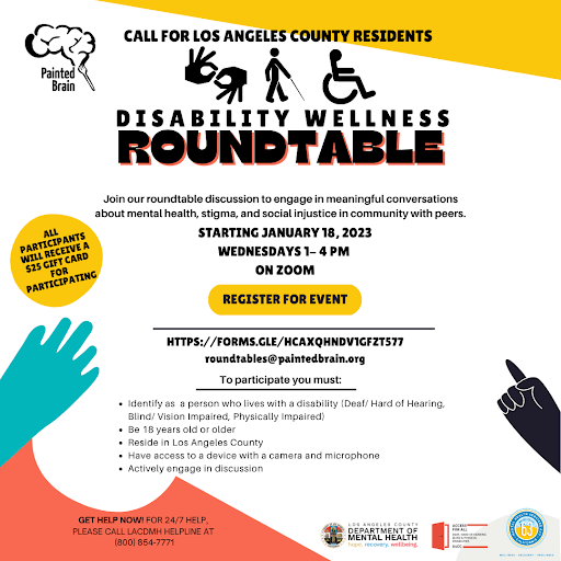 Disability Wellness Roundtable Discussions!