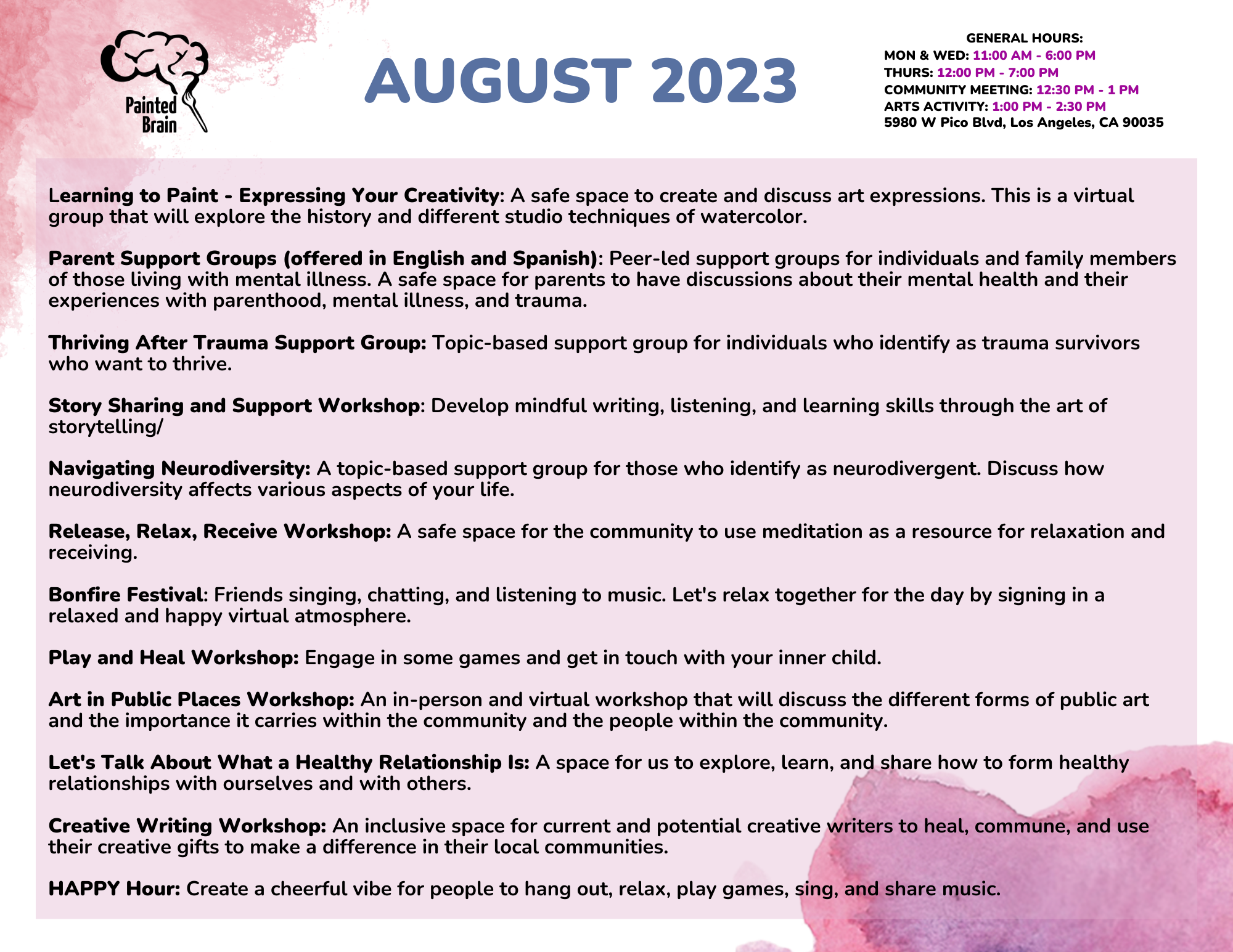 PB August 2023 Calendar page2