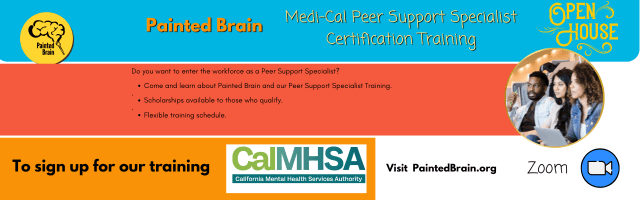 Virtual Medi-Cal Peer Support Specialist Certification Training Open House on September 30 2024