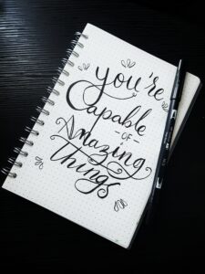 You're capable of amazing things note