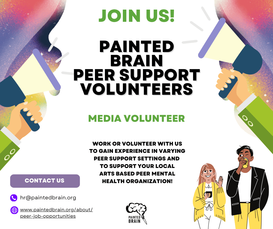 Painted Brain Peer Support Volunteers