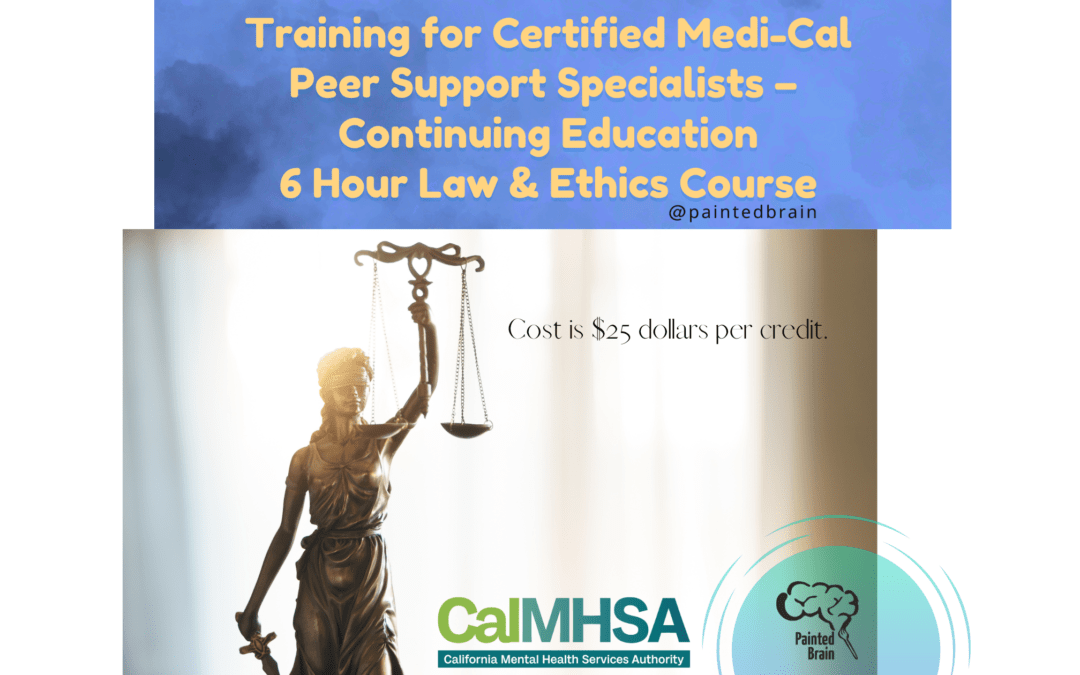 Training for Certified Medi-Cal Peer Support Specialists