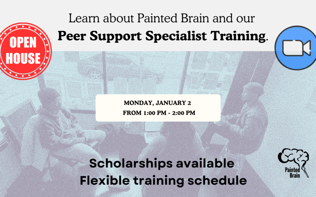 Upcoming Medi-Cal Peer Support Specialist Certification Training Open House January 2nd, 1-2 PM